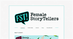 Desktop Screenshot of fstorytellers.com